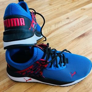 Puma sneakers, big kid size 7